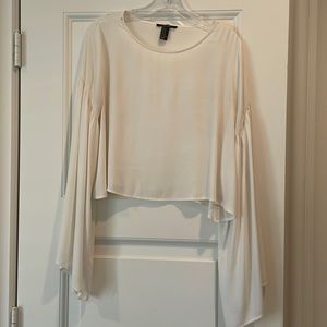 Forever 21 Crop Top w/ Bell Sleeves